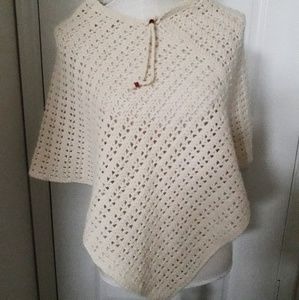 Crochet poncho NWOT